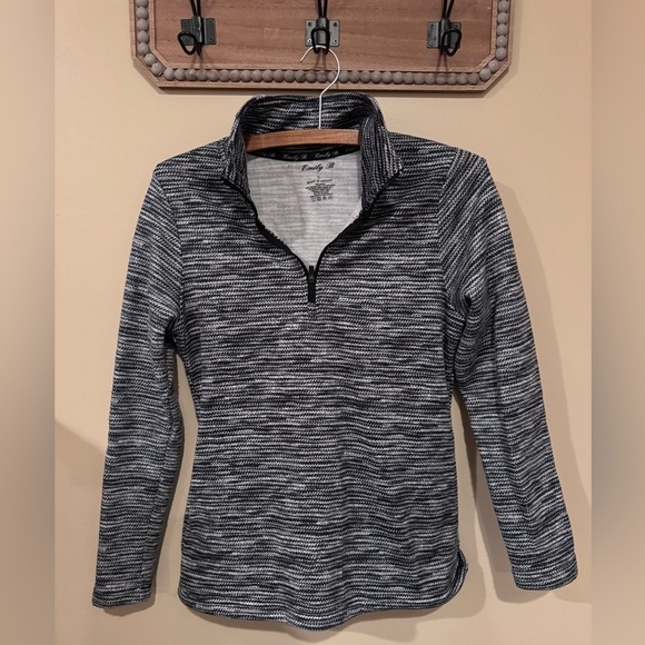 Emily B Jackets & Blazers - Emily B Quarter Zip Sweatshirt-LG
